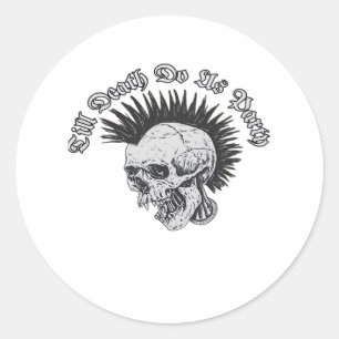 Party Till Death Do Us Party Halloween Classic Round Sticker