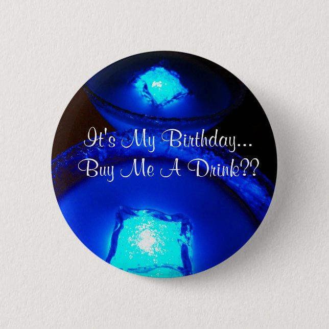 Party Time 6 Cm Round Badge (Front)