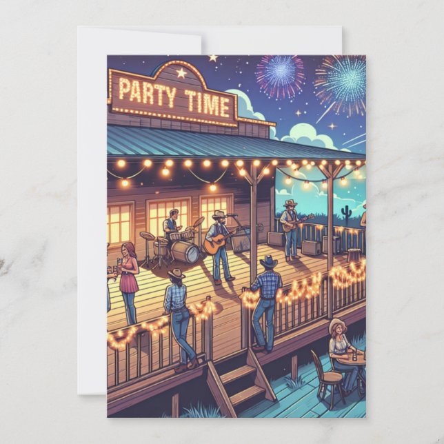 Party Time Any Occasion Party Invitation (Front)