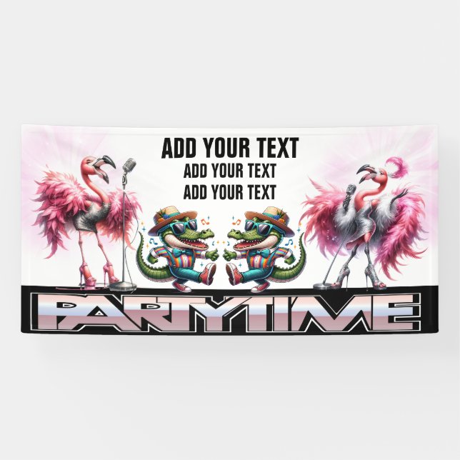 PARTY TIME  BANNER (Horizontal)