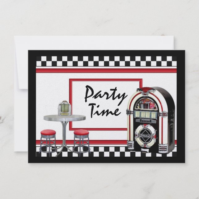 Party Time by SRF Invitation (Front)