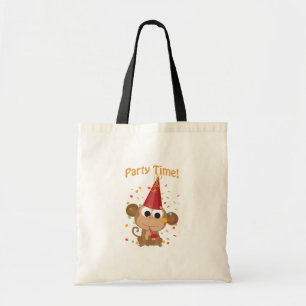 Party Time! Confetti Monkey Tote Bag