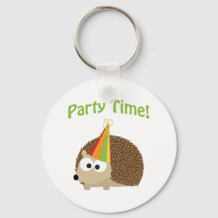 Party Time! Hedgehog Key Ring