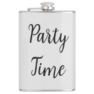 Party time hip flask