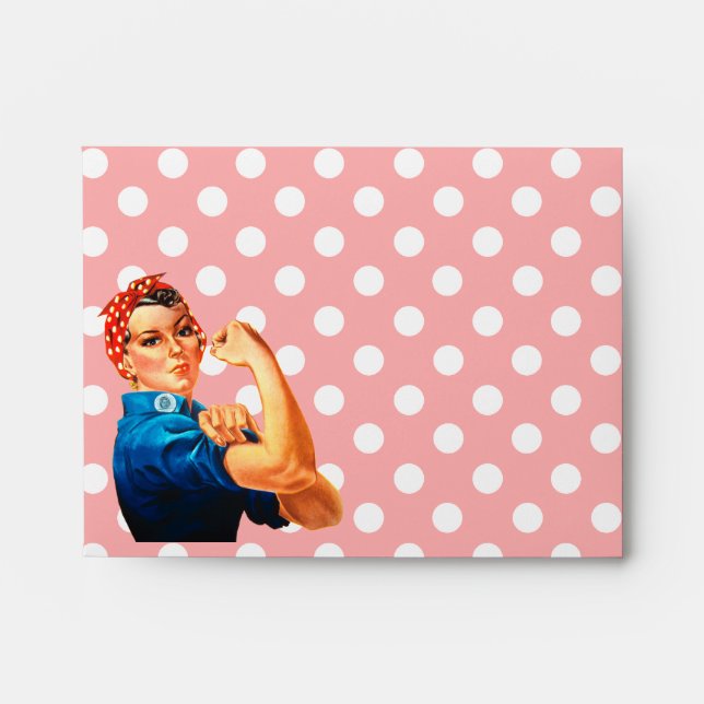Party Time in Retro Rosie Style Envelopes (Front)