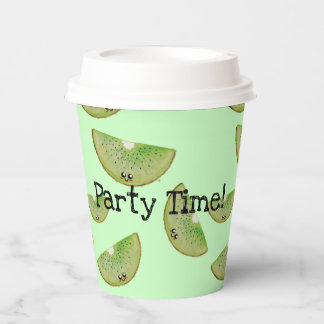 Party Time! Kawaii Kiwi Paper cup