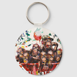 PARTY TIME KEY RING