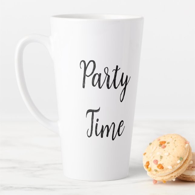 Party time latte mug (In Situ)