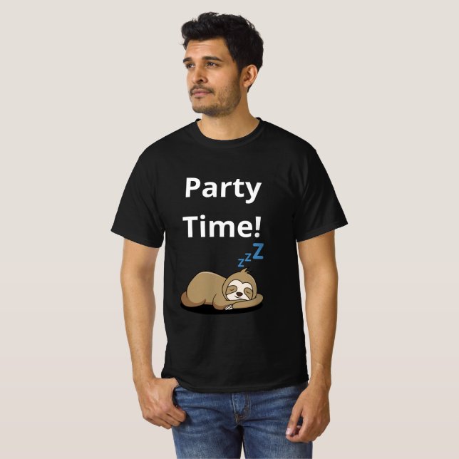 Party Time Men's Value T-shirt (Front Full)