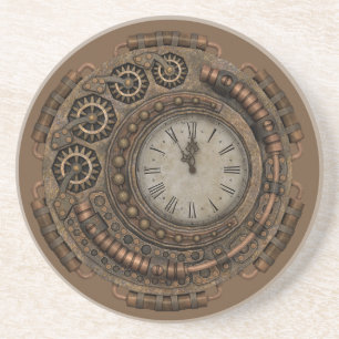 Party Time Steampunk Style Coaster