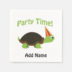 Party Time! Turtle Napkin