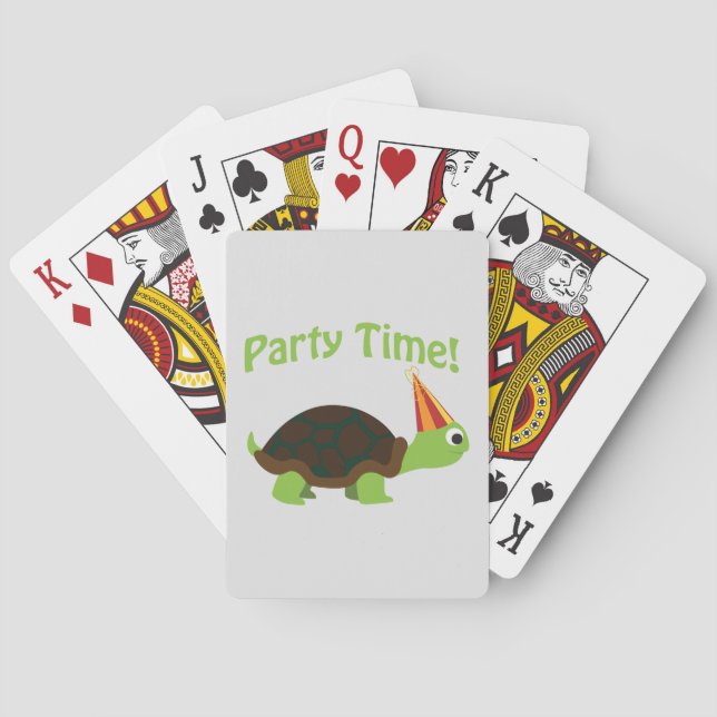 Party Time! Turtle Playing Cards (Back)