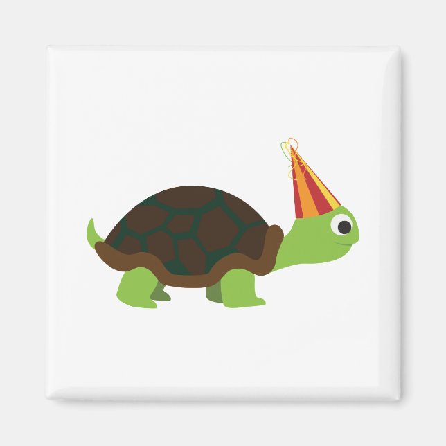 Party Turtle Magnet (Front)