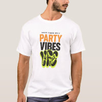 PARTY VIBES LIFE – Neon Graffiti Style Streetwear