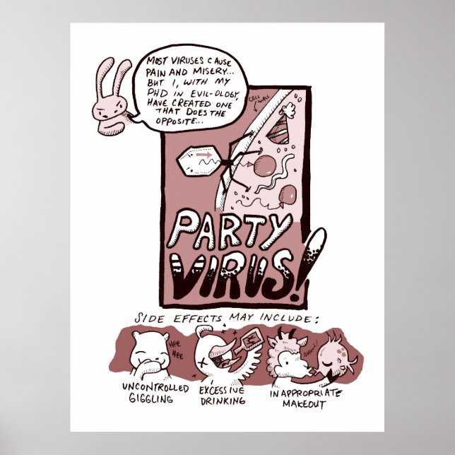 Party Virus Poster (Front)