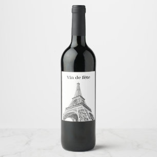 Party Wine France Label