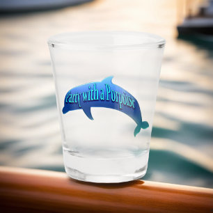 Party With A Porpoise Shot Glass