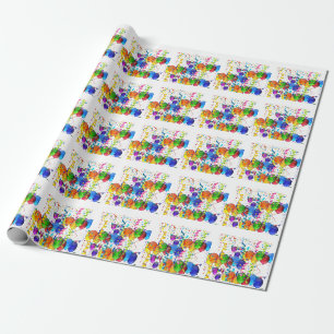 party wrapping paper. paper