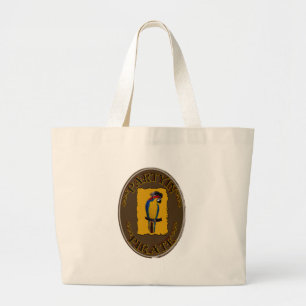PARTYIN' PIRATE LARGE TOTE BAG
