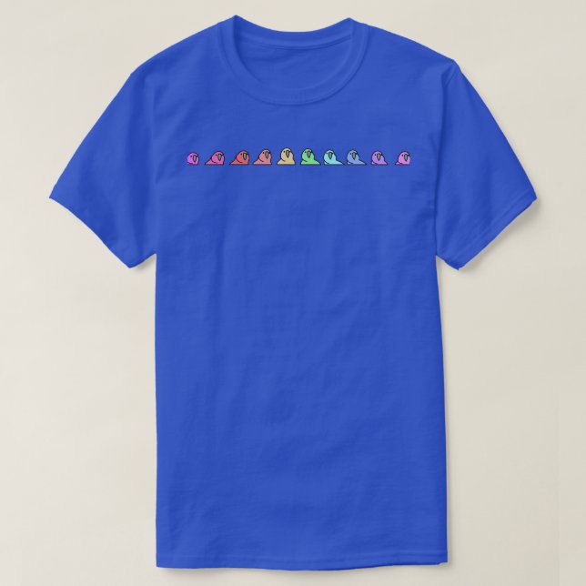 PartyParrot Conga Line T-Shirt (Design Front)