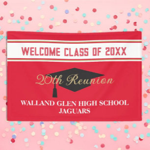 Partytime! LARGE CUSTOM Class Reunion  Banner