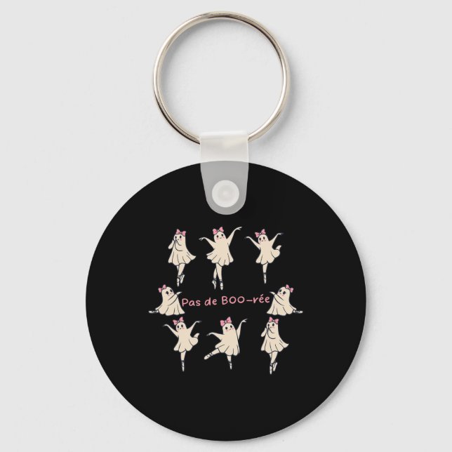 Pas De Boo-rée Design  Key Ring (Front)