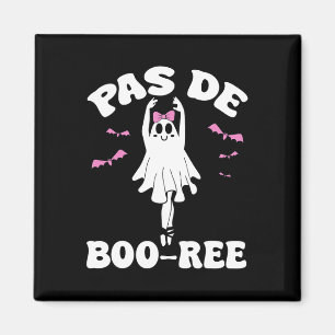 Pas De Boo-ree Funny Ballet Ghosts Halloween Dance Magnet