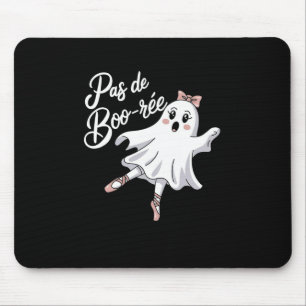 Pas De Boo-rée Funny Ballet Ghosts Halloween Dance Mouse Pad