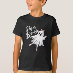 Pas De Boo-rée Funny Ballet Ghosts Halloween Dance T-Shirt