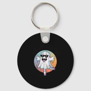 Pas De Boo Ree Funny Ghost Dance Ballet Halloween Key Ring