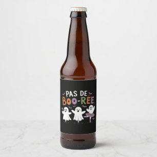 Pas de BOO-ree Ghost Ballet Dancer Teacher  Beer Bottle Label