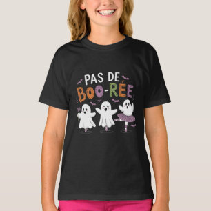 Pas de BOO-ree Ghost Ballet Dancer Teacher T-Shirt