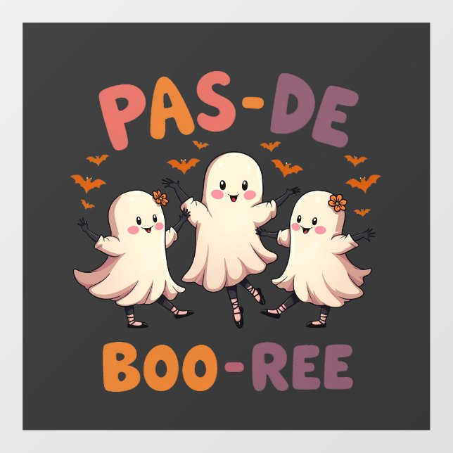 Pas de boo-ree Spooky Halloween Ballet Dance Ghost (Sheet)