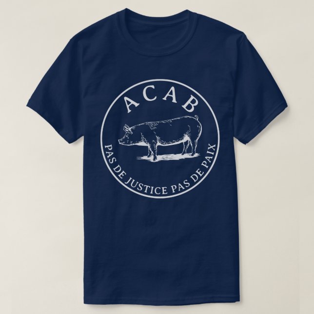 Pas de justice pas de paix 1 T-Shirt (Design Front)