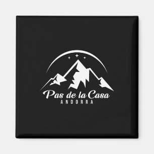 Pas De La Casa Andorra Ski Resort Skiing Snowboard Magnet