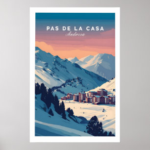 Pas de la Casa Wall Art Andorra Travel Print 1