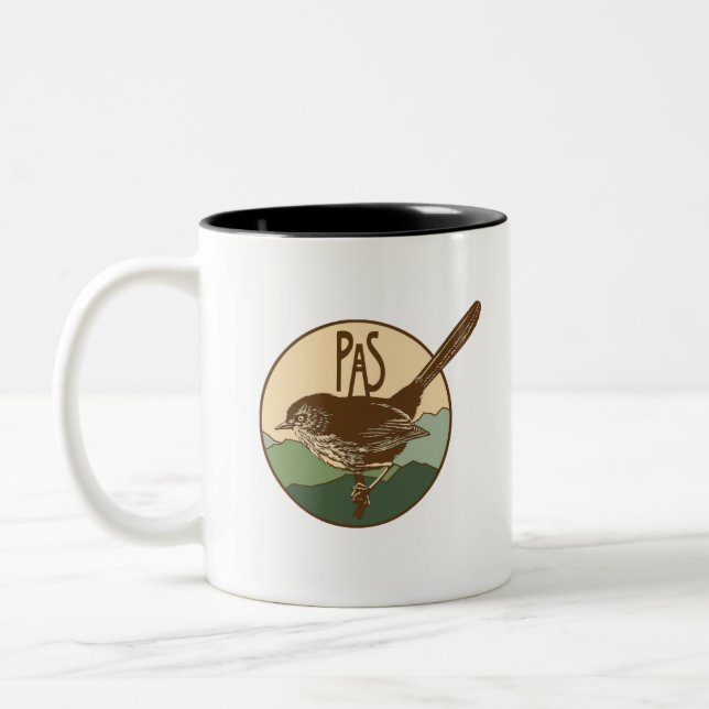 Pasadena Audubon gear and apparel Two-Tone Coffee Mug (Left)