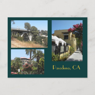 Pasadena, California Photo Postcard