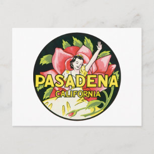 Pasadena California Postcard