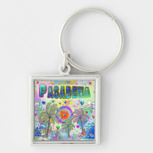Pasadena Deep Dream Keychain