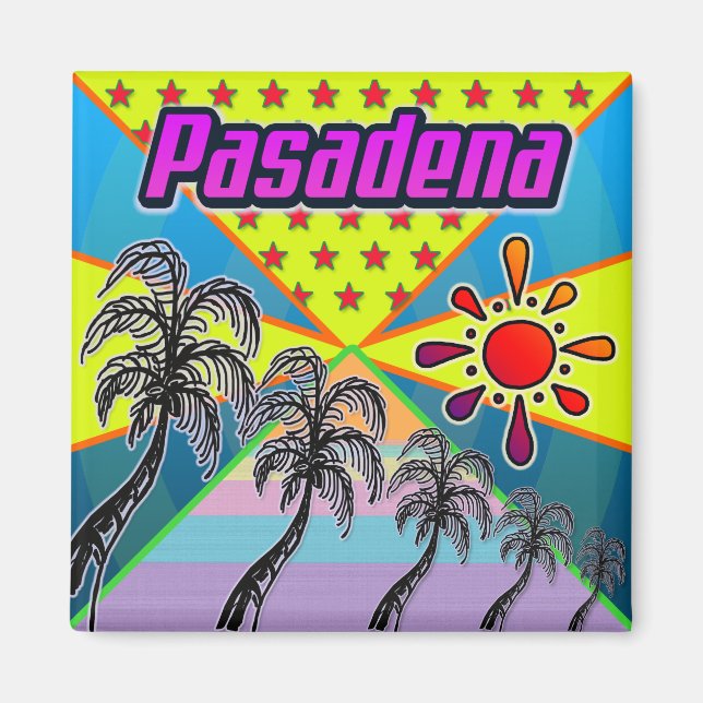Pasadena Freedom Magnet (Front)