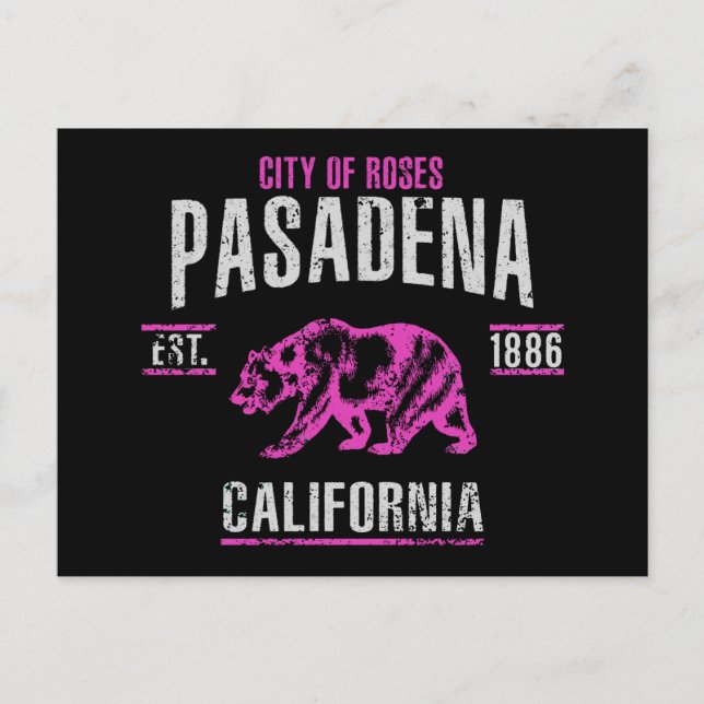 Pasadena Postcard (Front)
