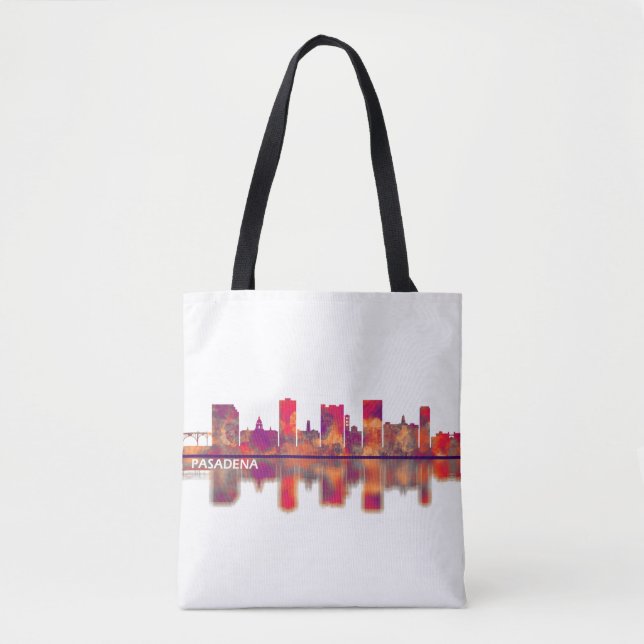 Pasadena Skyline Tote Bag (Front)