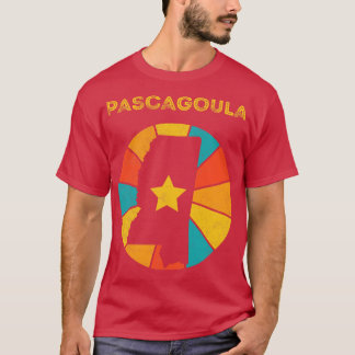 Pascagoula Mississippi Vintage Distressed Souvenir T-Shirt