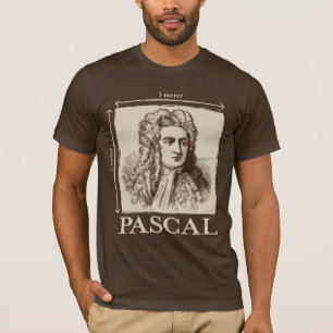 Pascal = 1 newton per square metre math joke T-Shirt