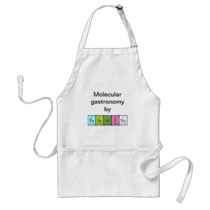 Pascaline periodic table name apron