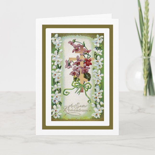 Pascha Easter Card w/prayer of St. John Chrysostom (Front)