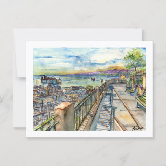 Paseo Gervasoni (watercolor) Postcard