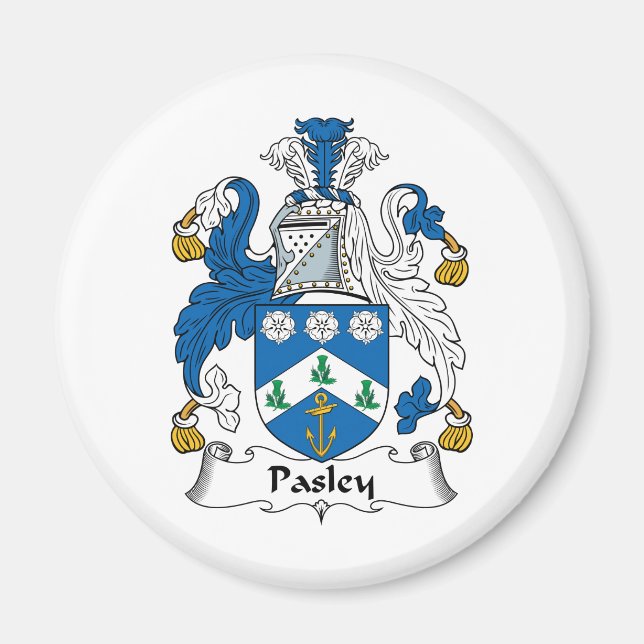 Pasley Family Crest Magnet (Front)
