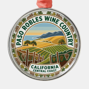Paso Robles, California, USA California Metal Tree Decoration